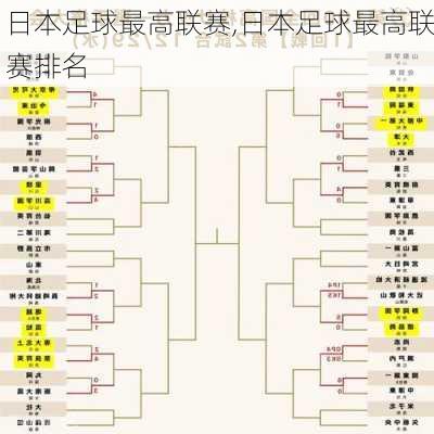 日本足球最高联赛,日本足球最高联赛排名