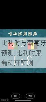 比利时与葡萄牙预测,比利时跟葡萄牙预测