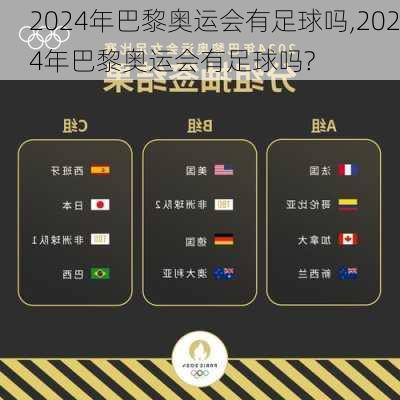 2024年巴黎奥运会有足球吗,2024年巴黎奥运会有足球吗?