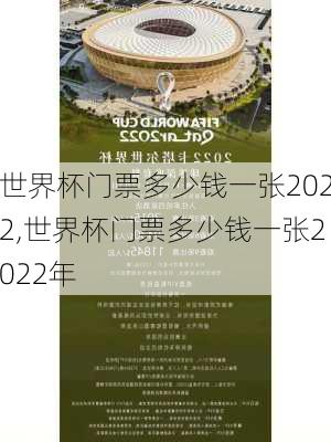 世界杯门票多少钱一张2022,世界杯门票多少钱一张2022年