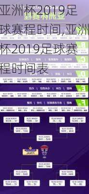 亚洲杯2019足球赛程时间,亚洲杯2019足球赛程时间表