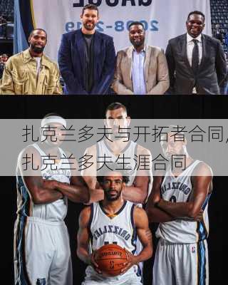 扎克兰多夫与开拓者合同,扎克兰多夫生涯合同