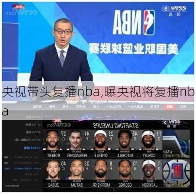 央视带头复播nba,曝央视将复播nba