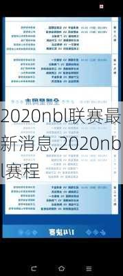 2020nbl联赛最新消息,2020nbl赛程