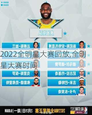 2022全明星大赛回放,全明星大赛时间