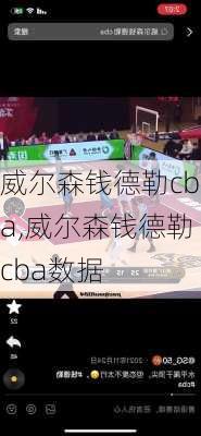 威尔森钱德勒cba,威尔森钱德勒cba数据