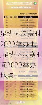 足协杯决赛时间2023举办地,足协杯决赛时间2023举办地点