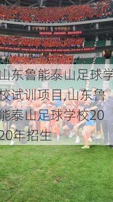 山东鲁能泰山足球学校试训项目,山东鲁能泰山足球学校2020年招生