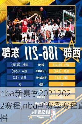 nba新赛季20212022赛程,nba新赛季赛程直播