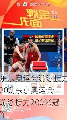 东京奥运会游泳接力200,东京奥运会游泳接力200米冠军