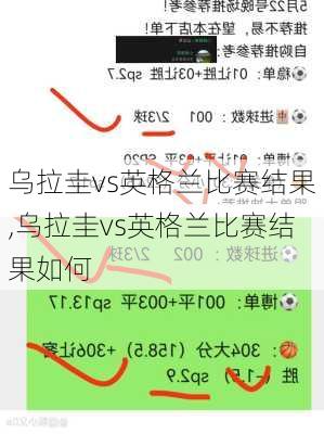 乌拉圭vs英格兰比赛结果,乌拉圭vs英格兰比赛结果如何