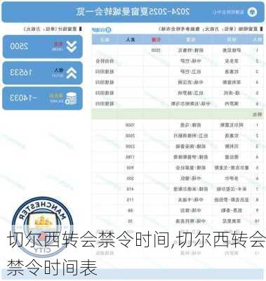 切尔西转会禁令时间,切尔西转会禁令时间表