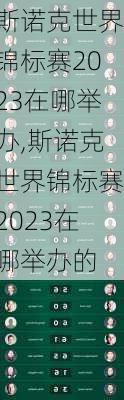 斯诺克世界锦标赛2023在哪举办,斯诺克世界锦标赛2023在哪举办的