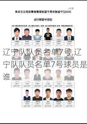 辽宁队队员名单7号,辽宁队队员名单7号球员是谁