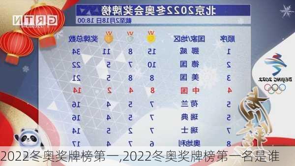 2022冬奥奖牌榜第一,2022冬奥奖牌榜第一名是谁