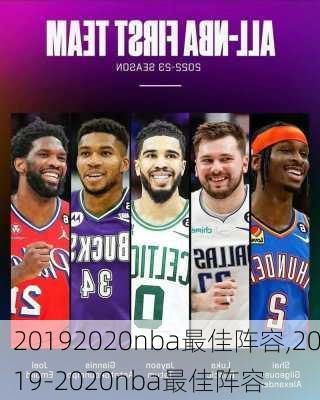 20192020nba最佳阵容,2019-2020nba最佳阵容